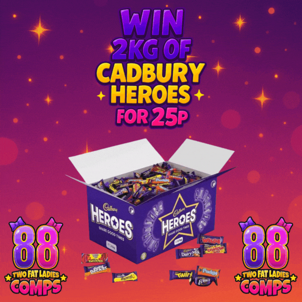 🍫 WIN 2KG OF CADBURY HEROS FOR 25P 🍫